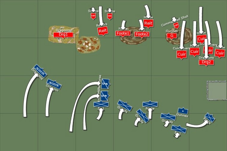 FoG Renaissance Battle Map Louis XIV French vs TYW Catholics